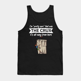 Im pretty sure that was the crux its all easy from here Tank Top